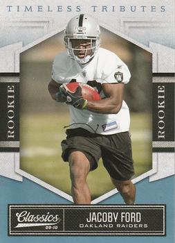 2010 Panini Classics - Timeless Tributes Platinum #146 Jacoby Ford  Front