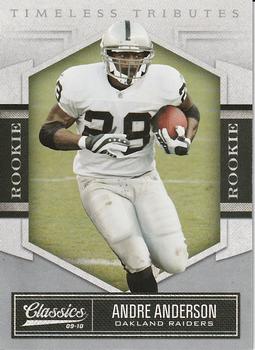 2010 Panini Classics - Timeless Tributes Silver #102 Andre Anderson  Front