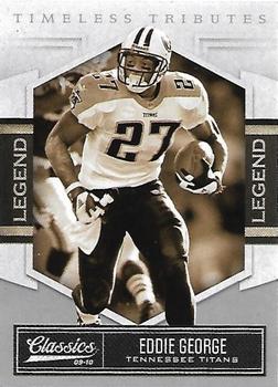 2010 Panini Classics - Timeless Tributes Silver #219 Eddie George  Front