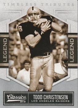 2010 Panini Classics - Timeless Tributes Silver #247 Todd Christensen  Front