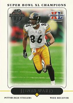 2006 Topps Pittsburgh Steelers Super Bowl XL Champions #2 Hines Ward Front