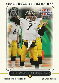 2006 Topps Pittsburgh Steelers Super Bowl XL Champions #5 Ben Roethlisberger Front