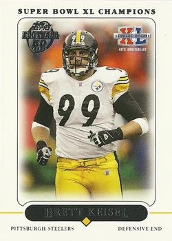2006 Topps Pittsburgh Steelers Super Bowl XL Champions #38 Brett Keisel Front