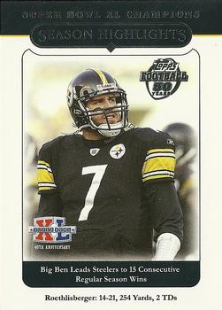 2006 Topps Pittsburgh Steelers Super Bowl XL Champions #42 Ben Roethlisberger Front