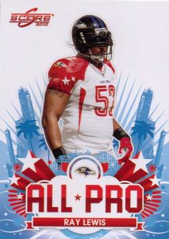 2010 Score - All Pro #13 Ray Lewis Front