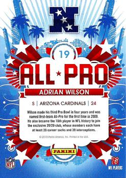 2010 Score - All Pro #19 Adrian Wilson Back