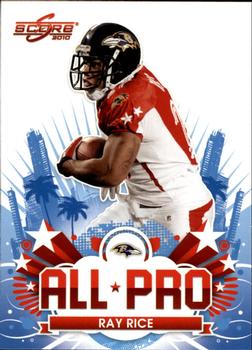 2010 Score - All Pro #24 Ray Rice Front