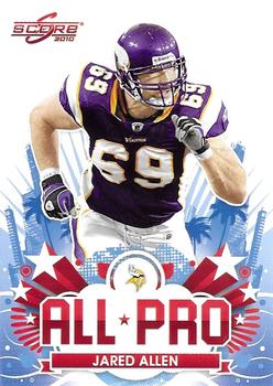 2010 Score - All Pro Glossy #8 Jared Allen  Front