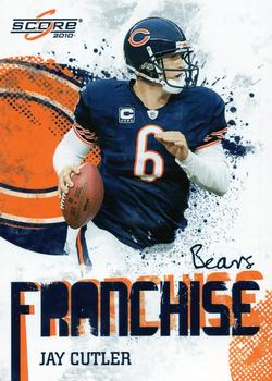 2010 Score - Franchise Glossy #10 Jay Cutler  Front