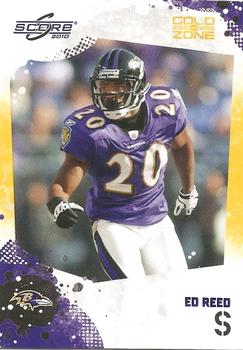 2010 Score - Gold Zone #20 Ed Reed  Front