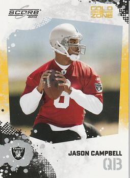 2010 Score - Gold Zone #209 Jason Campbell  Front