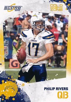 2010 Score - Gold Zone #243 Philip Rivers  Front