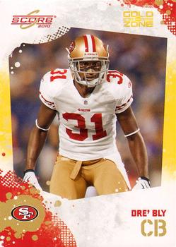 2010 Score - Gold Zone #247 Dre' Bly  Front