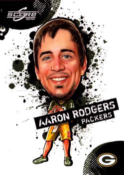 2010 Score - NFL Players #1 Aaron Rodgers Front