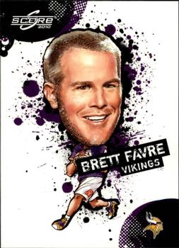2010 Score - NFL Players #6 Brett Favre Front