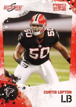 2010 Score - Red Zone #10 Curtis Lofton  Front