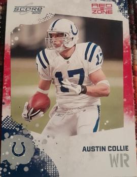 2010 Score - Red Zone #122 Austin Collie  Front