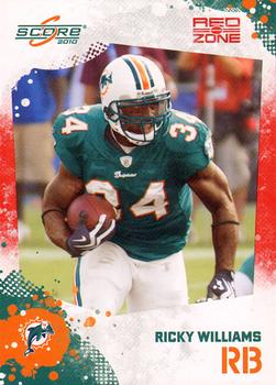 2010 Score - Red Zone #156 Ricky Williams  Front