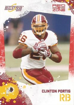 2010 Score - Red Zone #295 Clinton Portis  Front