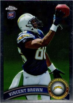 2011 Topps Chrome #42 Vincent Brown Front