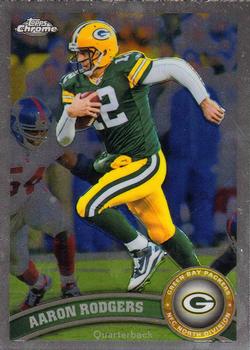 2011 Topps Chrome #100 Aaron Rodgers Front