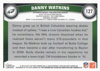 2011 Topps Chrome #127 Danny Watkins Back