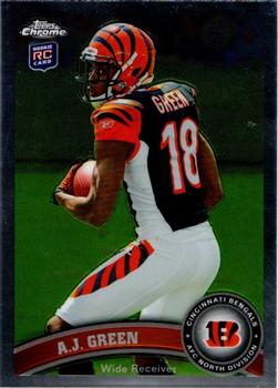 2011 Topps Chrome #150 A.J. Green Front