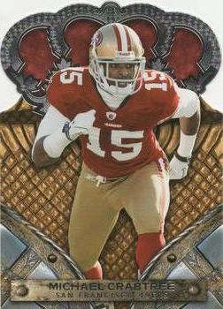 2011 Panini Crown Royale #65 Michael Crabtree Front