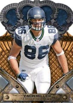 2011 Panini Crown Royale #100 Zach Miller Front