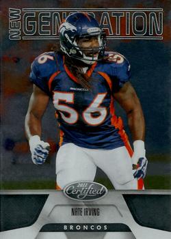 2011 Panini Certified #215 Nate Irving Front