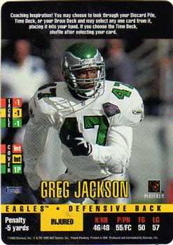 1995 Donruss Red Zone #NNO Greg Jackson Front