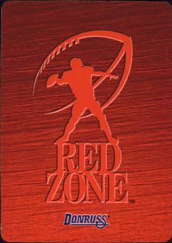 1995 Donruss Red Zone #NNO Michael Bankston Back