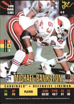1995 Donruss Red Zone #NNO Michael Bankston Front