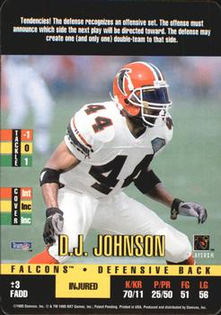 1995 Donruss Red Zone #NNO D.J. Johnson Front