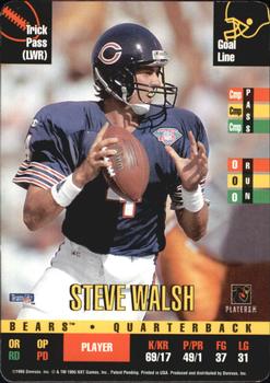1995 Donruss Red Zone #NNO Steve Walsh Front