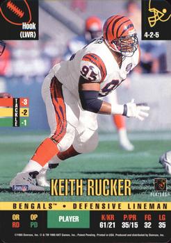 1995 Donruss Red Zone #NNO Keith Rucker Front