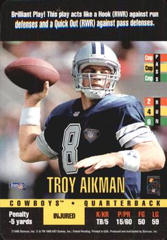 1995 Donruss Red Zone #NNO Troy Aikman Front