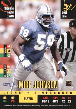 1995 Donruss Red Zone #NNO Mike Johnson Front