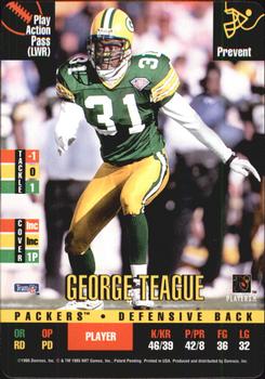1995 Donruss Red Zone #NNO George Teague Front