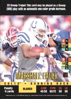 1995 Donruss Red Zone #NNO Marshall Faulk Front