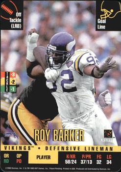 1995 Donruss Red Zone #NNO Roy Barker Front