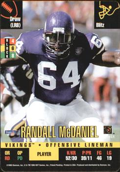 1995 Donruss Red Zone #NNO Randall McDaniel Front