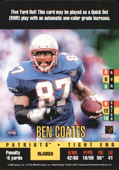 1995 Donruss Red Zone #NNO Ben Coates Front