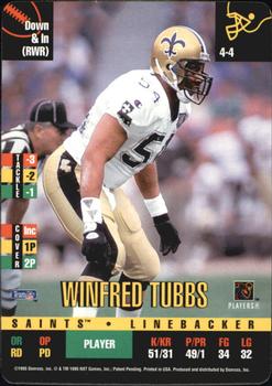 1995 Donruss Red Zone #NNO Winfred Tubbs Front