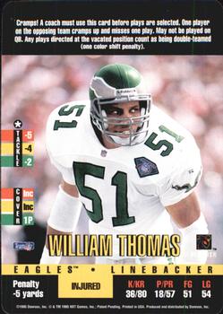 1995 Donruss Red Zone #NNO William Thomas Front