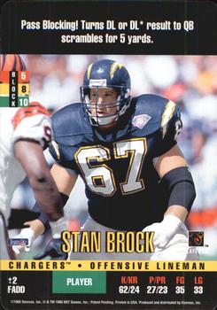 1995 Donruss Red Zone #NNO Stan Brock Front
