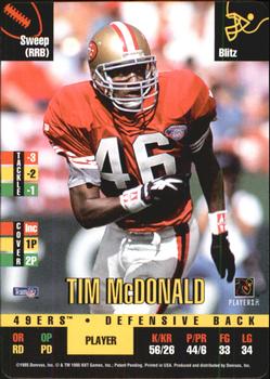 1995 Donruss Red Zone #NNO Tim McDonald Front