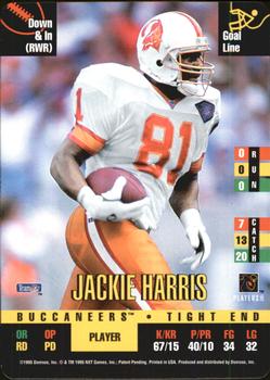1995 Donruss Red Zone #NNO Jackie Harris Front