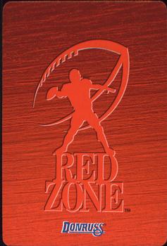 1995 Donruss Red Zone Update #NNO Frank Sanders Back