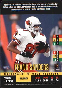 1995 Donruss Red Zone Update #NNO Frank Sanders Front